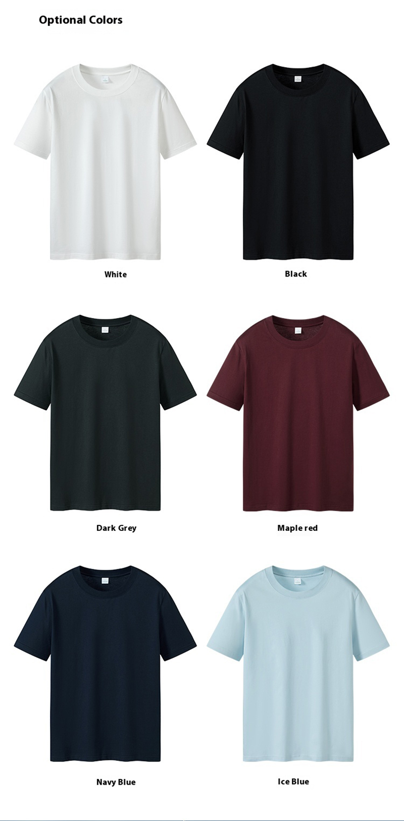 Crew Neck T-Shirts 23000 - Image 2