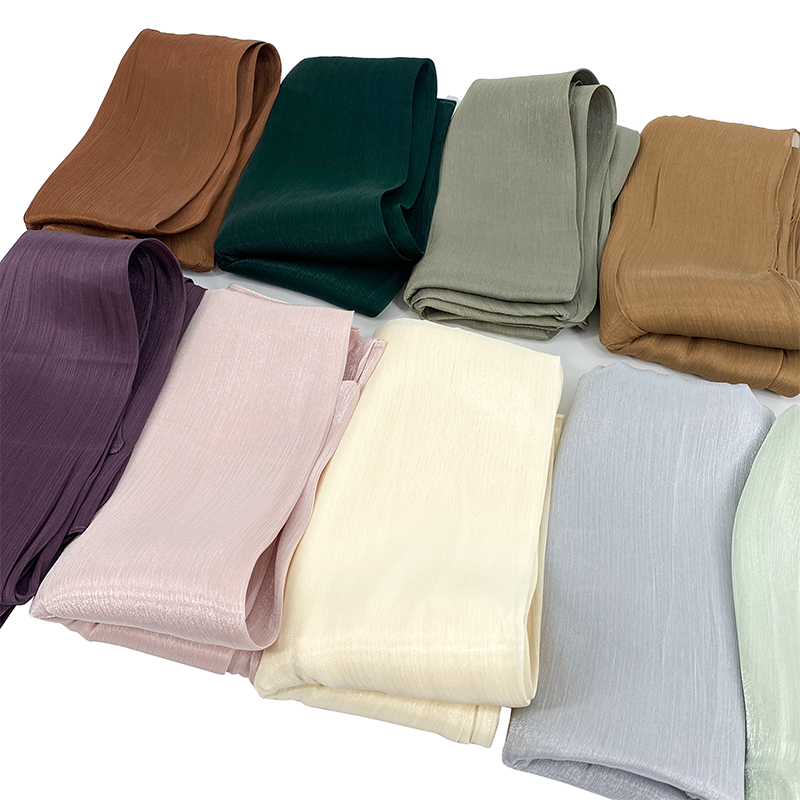 3098 Organza Silk Hijab - Image 4