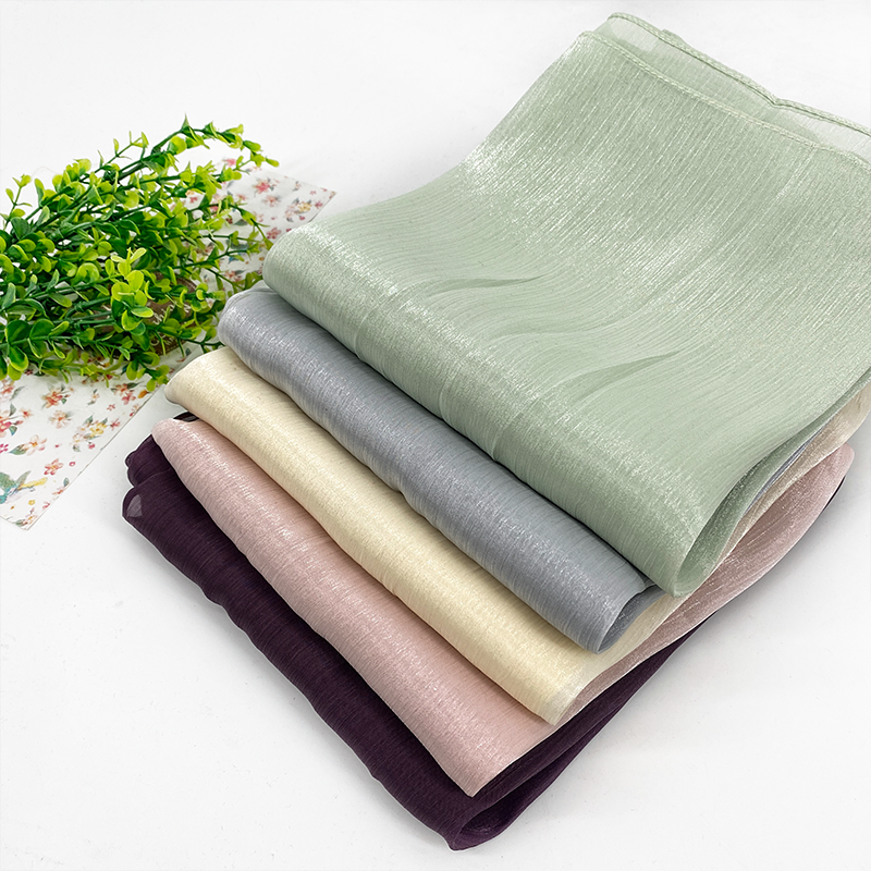 3098 Organza Silk Hijab - Image 6