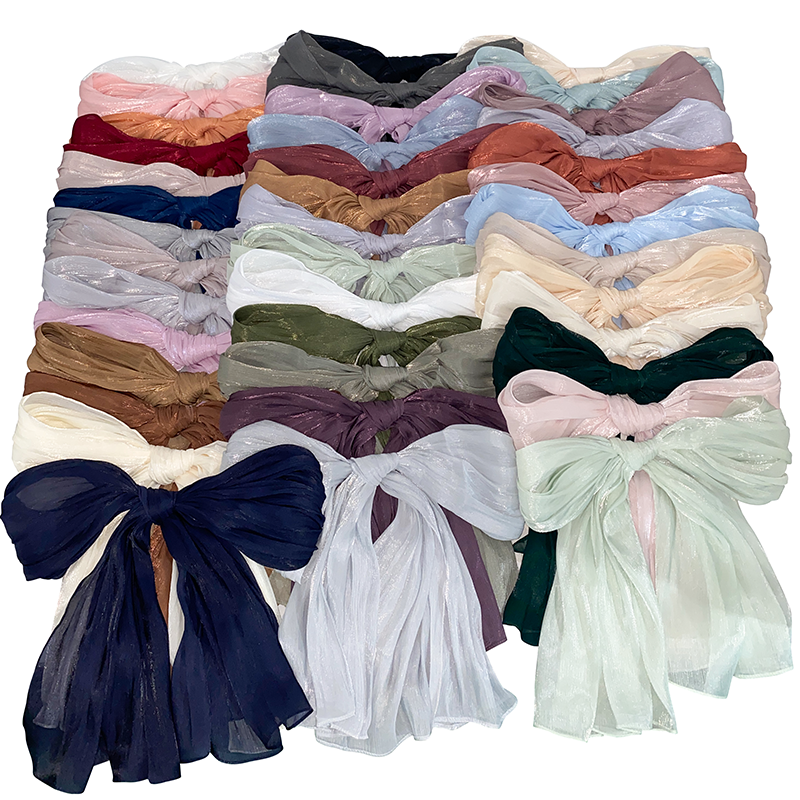 3098 Organza Silk Hijab - Image 7