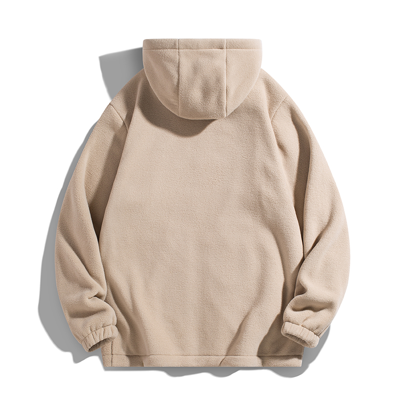 380g Pashmina Wool Thick Full Zip Up Hoodie 0026 - Image 7