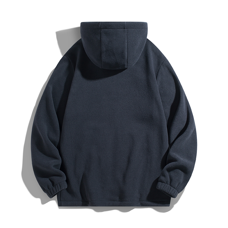 380g Pashmina Wool Thick Full Zip Up Hoodie 0026 - Image 5