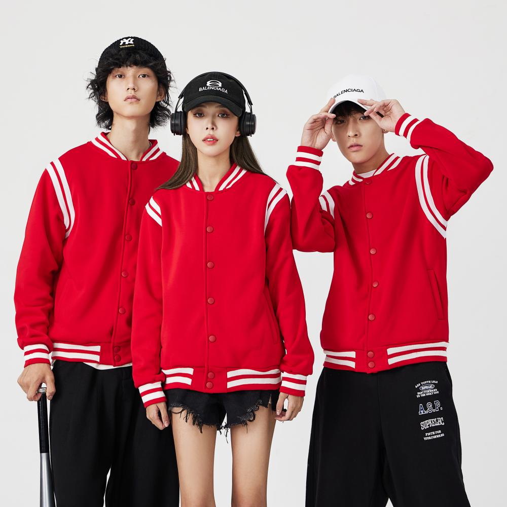 Men Baseball Jacket D721 - Image 3
